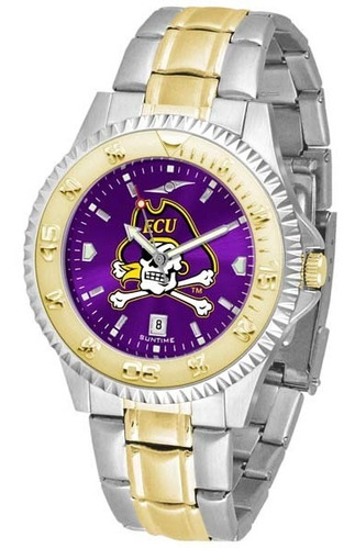 East Carolina Competidor De Dos Tonos Reloj De Anochrome