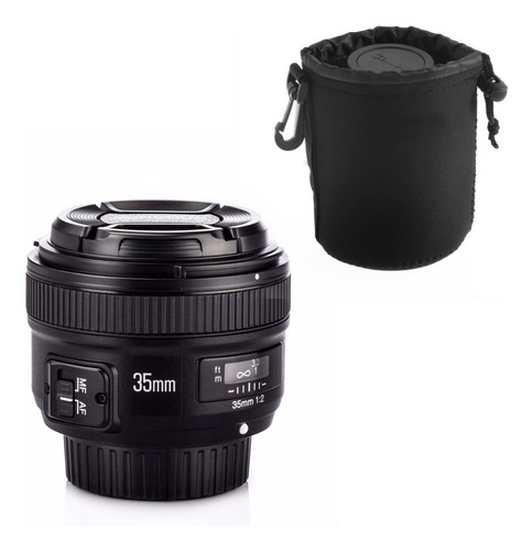 Lente Yongnuo 35mm F/2.0 Autofoco Nikon Estuche De Regalo
