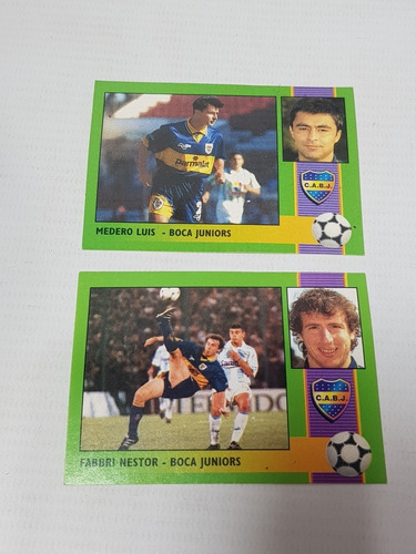 Imagen 6 de 8 de Figuritas Boca Juniors 1996 Cromy Fútbol Argentina Mag 57402