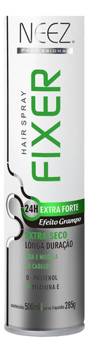 Fixador Cabelo Neez Extra Forte Efeito Grampo 24h 500ml 03un