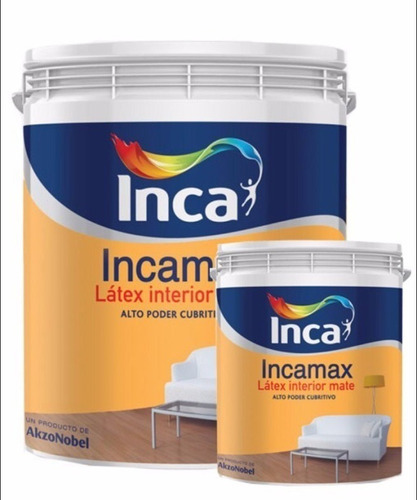 Pintura Látex Interior Lavable Incamax 20 + 4 Lts. Inca