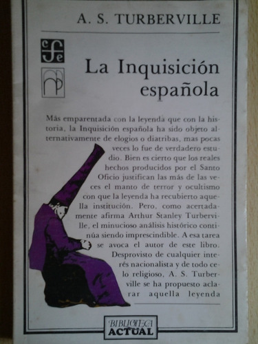 La Inquisicion Española As Turberville A49
