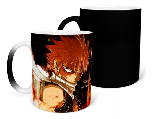 Natsu Dragneel Fairy Tail Taza Mágica Personalizada Anime 1