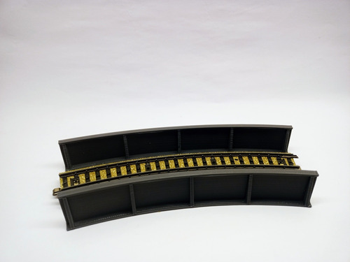 Puente Curvo Via 5100 Y Via C Marklin Trenes Ferromodel 3d.