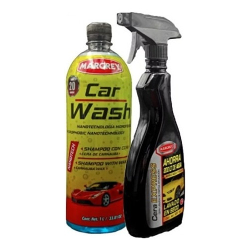 Cera Liquida Margrey Combo Incluye Cera Express 600 Ml