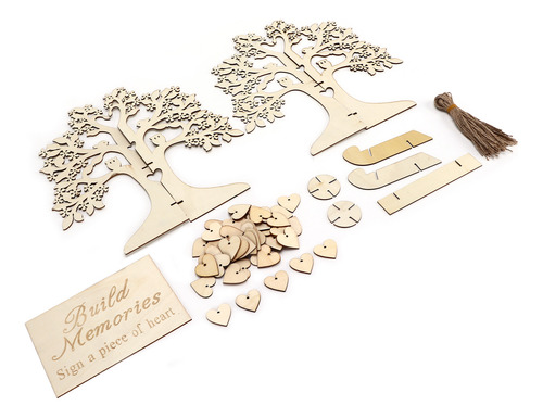 Libro De Visitas Holzbaum Personalizado En Madera-