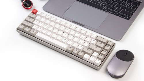 Imagen 2 de 4 de Keychron K6 Marco Aluminio Sin Retroiluminación Red Switch
