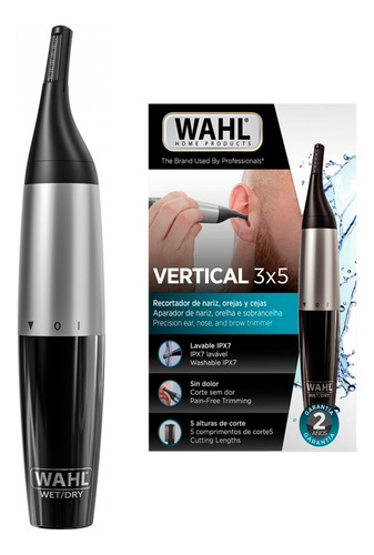 Trimmer Nasal Vertical  3x5 Wahl Corte Pelo Naris Oreja Ceja