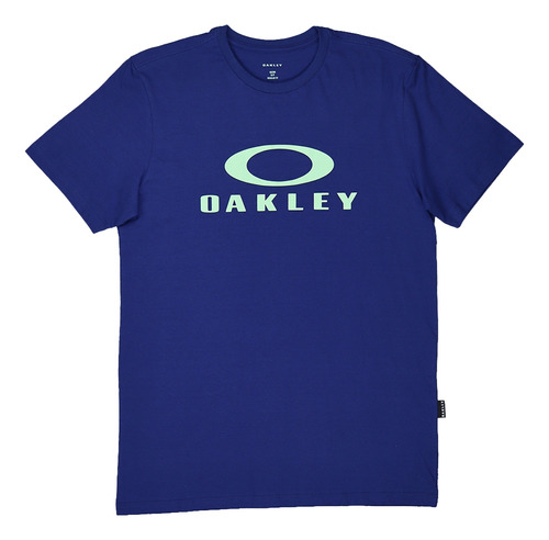 Camisa Masculina Oakley Logotipo O-bark Tee Dark Blue