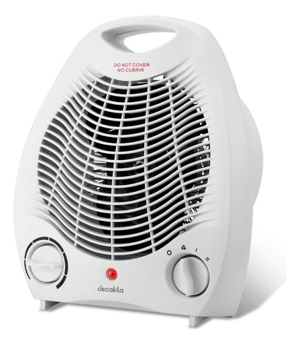 Caloventilador Estufa Decakila 2000w Calor Frio Kefh002w Color Blanco