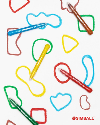 Kit Arte Lienzo, Acuarelas Y Crayones Acuarelables Simball