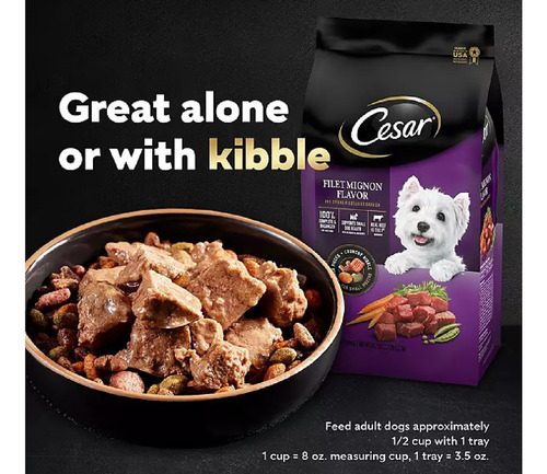 Alimento Para Perro Cesar 48 Pz Surtidos 4 Sabores