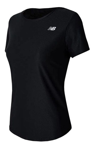 Camiseta New Balance Femin Treino Accelerate Preto Bwt11220