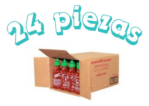 Salsa Sriracha Marca Huy Fong 24 Piezas