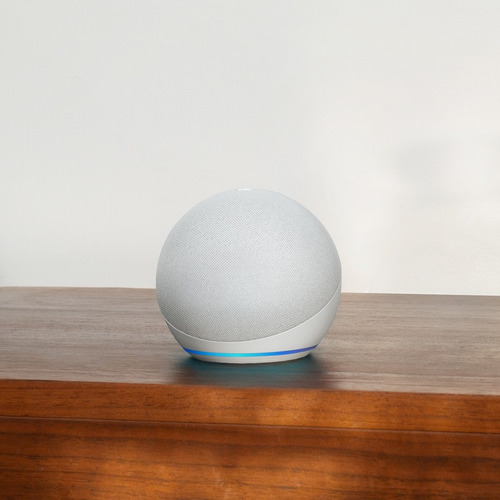 Imagen 4 de 4 de Asistente Virtual Amazon Echo Dot 5ta Gen Blanco Color Glacier white