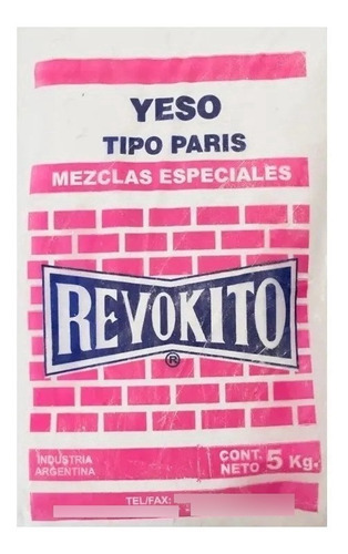 Yeso Tipo Paris Revokito X 5 Kg