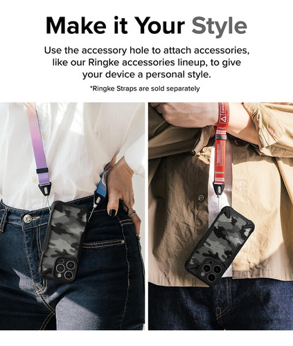 Carcasa Ringke Camo Para Apple iPhone 15 / Pro / Max