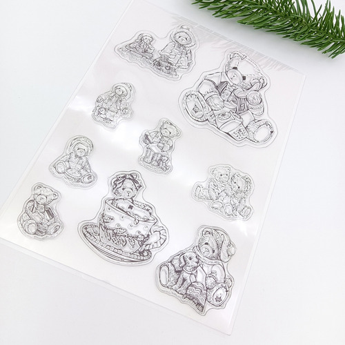 (8 #mold) Sellos De Silicona Para Tarjetas, Sellos Con Patro