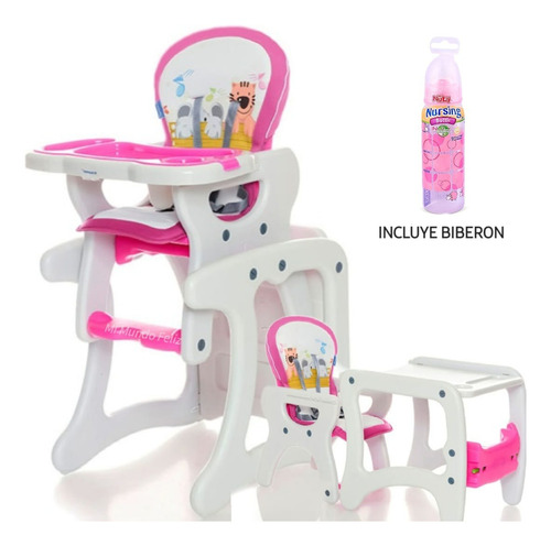Silla De Comer Para Bebe Asiento Reclinable Cinturón De 5