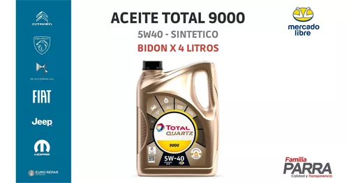 Aceite Total Quartz 9000 5w40 X 4 Litros Original Kia