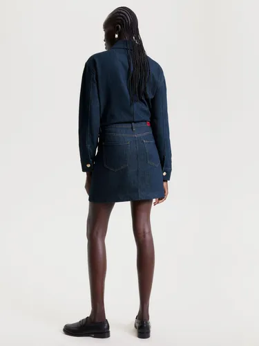 Mini Falda Con Botones Tommy Hilfiger