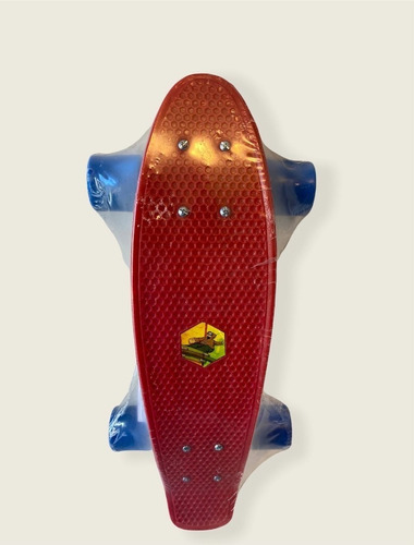 Skate Patineta Plastico Ruedas Patonas 55x24 Cm Micieloazul 