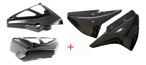 Kit Cachas Bajo Asiento Inferior Superior Motomel S2 Cg 150c Negro