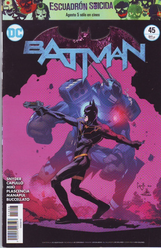 Comic Dc Comics Batman New 52 # 45 Español