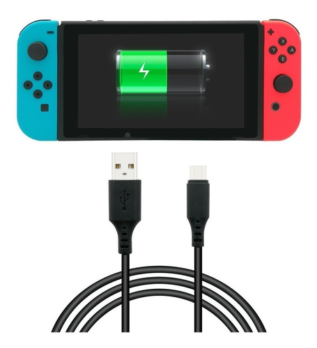 Usb Nintendo Switch Cargador Cable Tipo C Excelente Type C