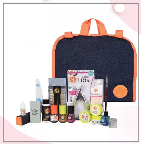 Kit Inicio Uñas Acrilica Mc Nails C/maletin Organizador 18pz | Meses sin  intereses