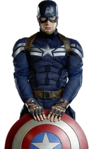 . Disfraz De Casco Capitán América Máscara De Halloween