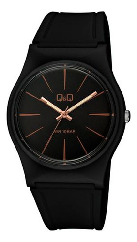 Reloj Negro Unisex Analogico  Q&q Vs42j011y - Mileus 