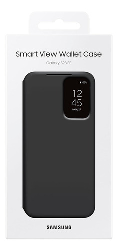 Samsung Smart View Wallet Case Para Galaxy S23 Fe 2023 Negro