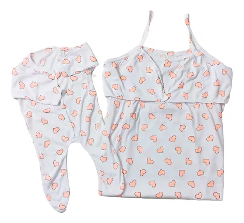 vacante Lluvioso audición Pijama Mama Y Bebe Materna | MercadoLibre 📦