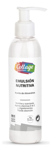  Emulsion Nutritiva Vitamina E Almendras Collage X 200 Ml