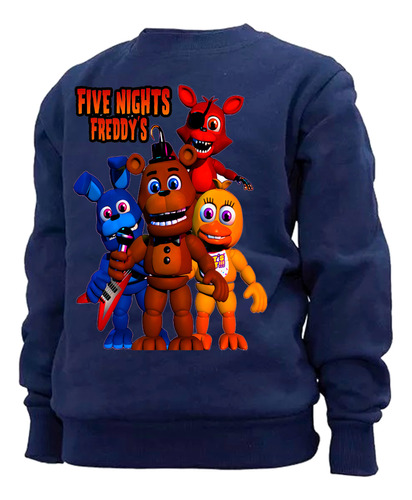 Buzo Algodón Five Nights At Freddy  Super Abrigadito 