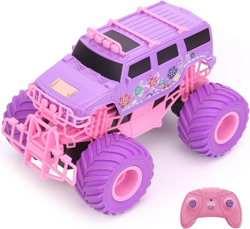 Coche De Control Remoto Para Niñas 2,4 Ghz Rosa Púrpura