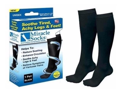 Medias Miracle Socks De Compresión Miracle Socks Talla Única