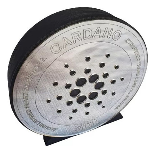 Criptomoeda 3d Cardano (ada) Decorativa 16cm