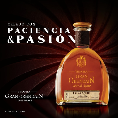 Tequila Gran Orendain Extra Añejo 3 Años 100% Agave