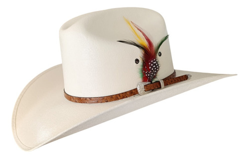 Sombrero Vaquero Unisex Toquilla Cafe L