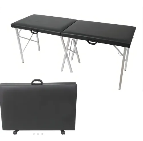 comprar Maca Dobrável Massagem E Depilação 200kg Premium Cor Preto Mundo das Macas