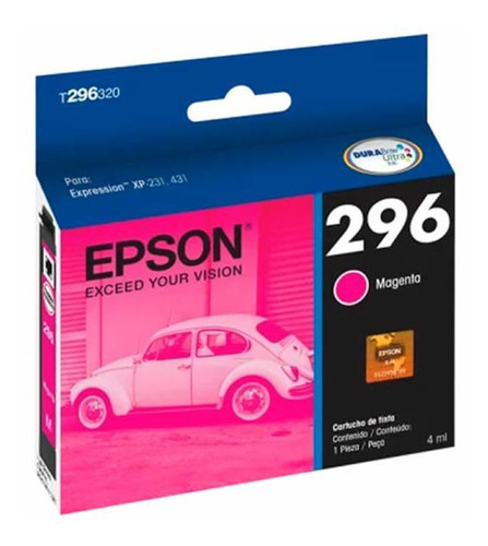 Cartucho Epson T296 Color Original Xp231 Xp431 296 Cada Uno