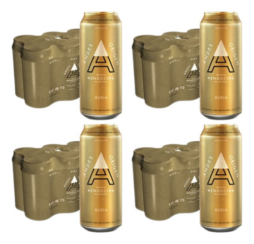 Cerveza Andes Origen Rubia 473 Ml Pack X24 Uni Promo Premium