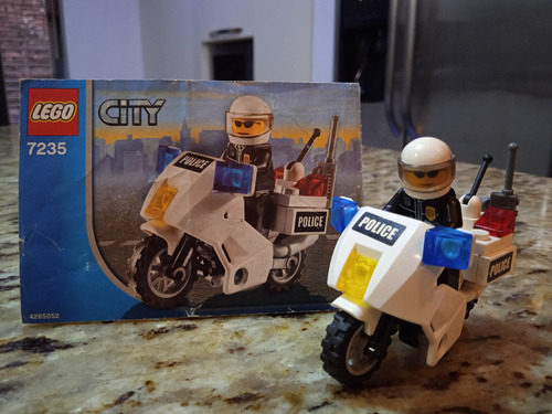 Lego City 7235 Motocicleta De Policía