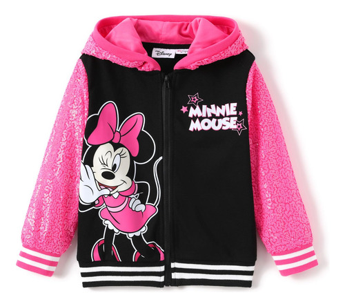Sudadera Con Capucha Disney Minnie Mouse Con Lentejuelas Y C