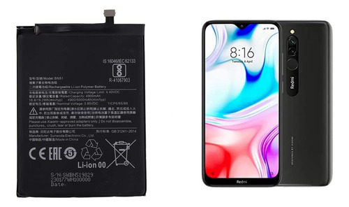 Bateria Compatible Con Xiaomi Redmi 8a  Bn51 De 5000mah