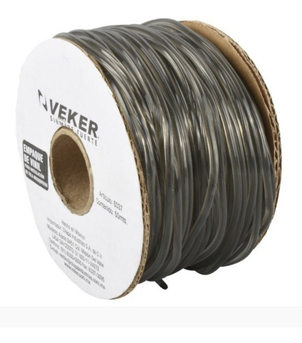 Imagen 1 de 1 de Empaque De Vinil 50 M Gris Oscuro Para Mosquiteros