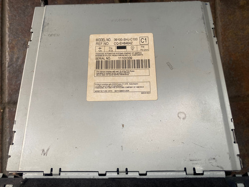Estéreo 6cds Original Honda Odyssey 05 A 10 (Usado)