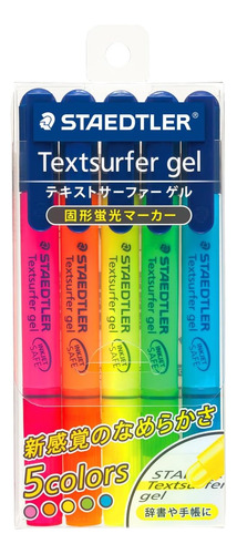 Staedtler Gel Resaltador Textsurfer Gel, Juego 5 Colores